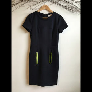 NWT Stunning Michael Kors Dress with Neon Accents